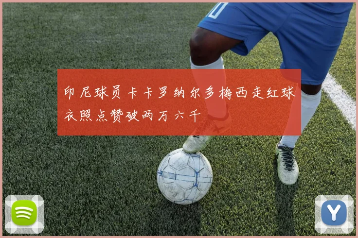 印尼球员卡卡罗纳尔多梅西走红球衣照点赞破两万六千