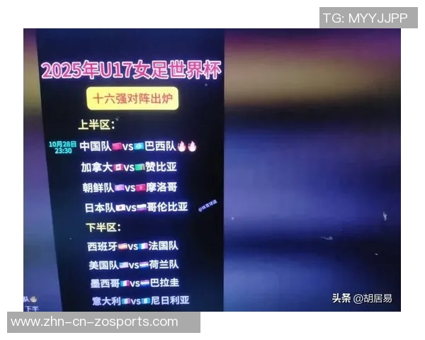 U17女足世界杯16强赛程揭晓中国对战巴西美国迎战荷兰全力争胜